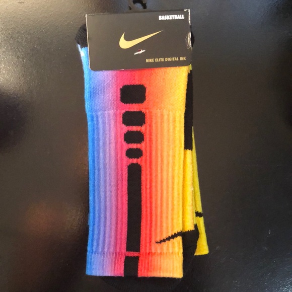 rainbow nike socks